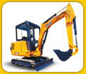 mini digger hire